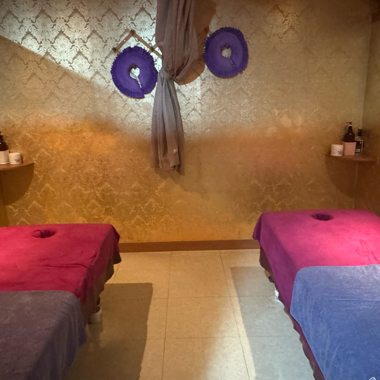 Massage shop interior